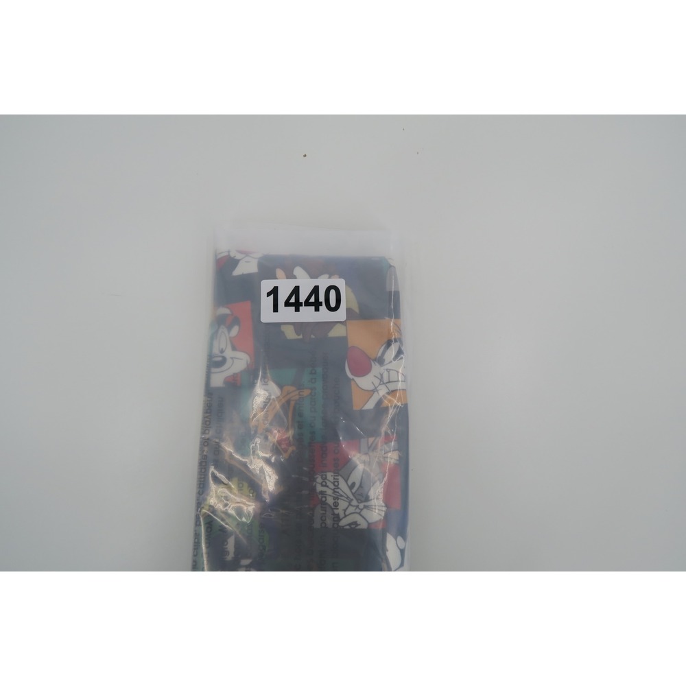 1998 Looney Tunes Characters Black Polyester Necktie Men's Fun Novelty - Picture 6 of 6